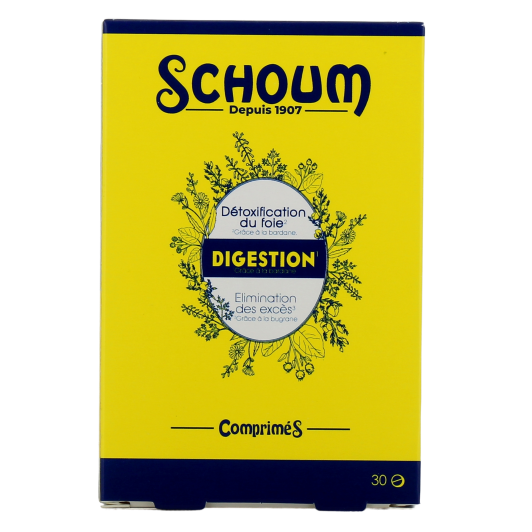 Schoum Digestion 30 Comprimés - Détox & Digestion