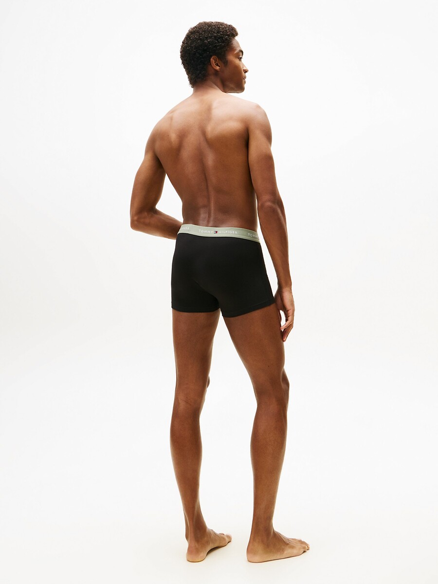 TOMMY HILFIGER<br>Conjunto de 3 cuecas boxer lisas