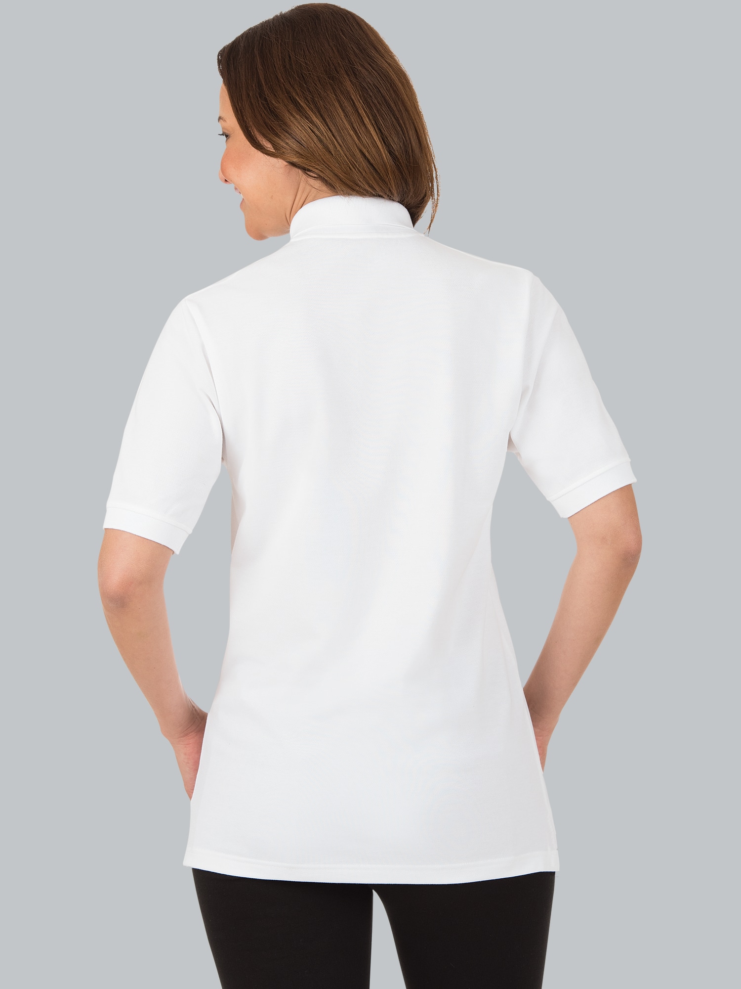 Poloshirt DELUXE Piqué Weiss