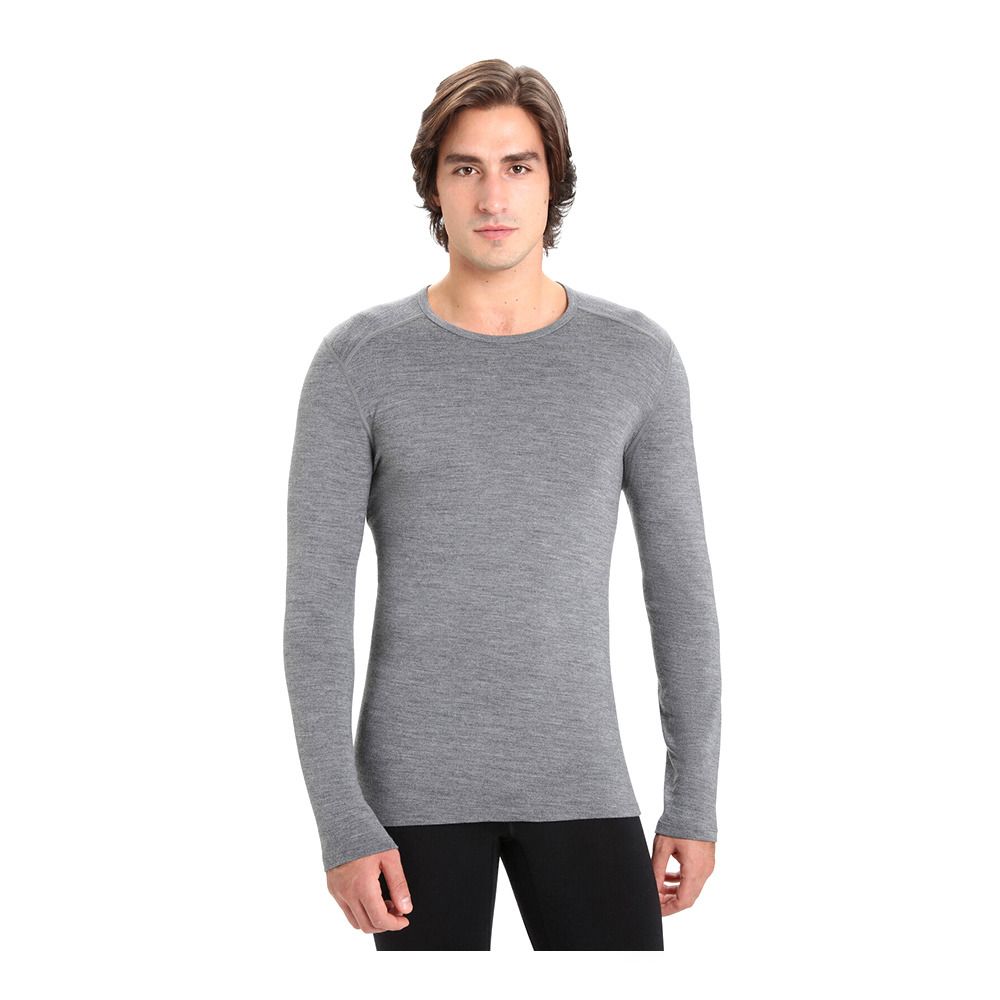 Icebreaker 260 TECH - Sous-couche Homme gritstone hthr
