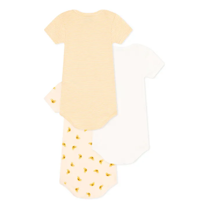 Petit Bateau Lot 3 Bodies Koala | Beige
