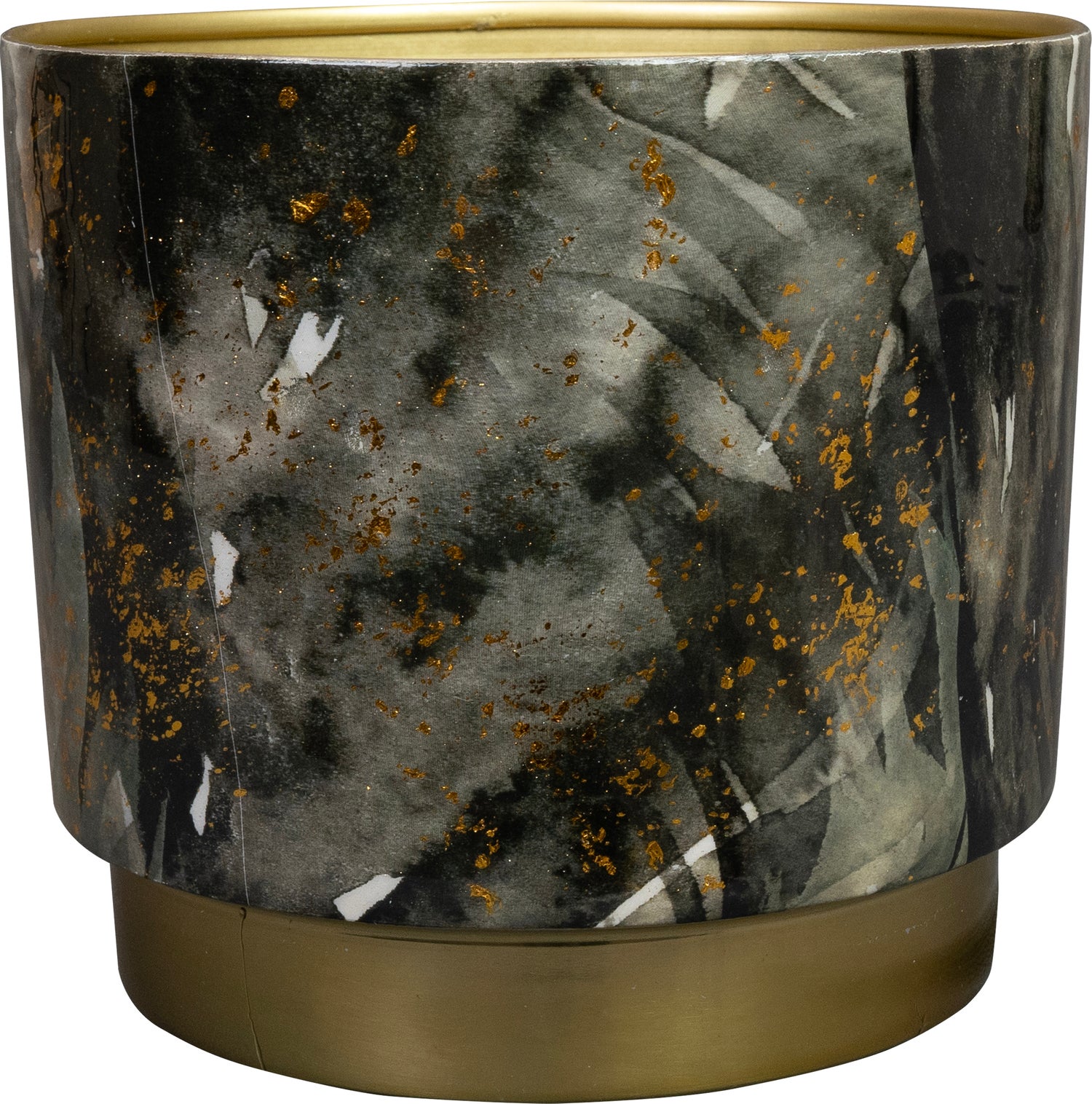 TS bloempot Celia goud D 23 H 21 cm