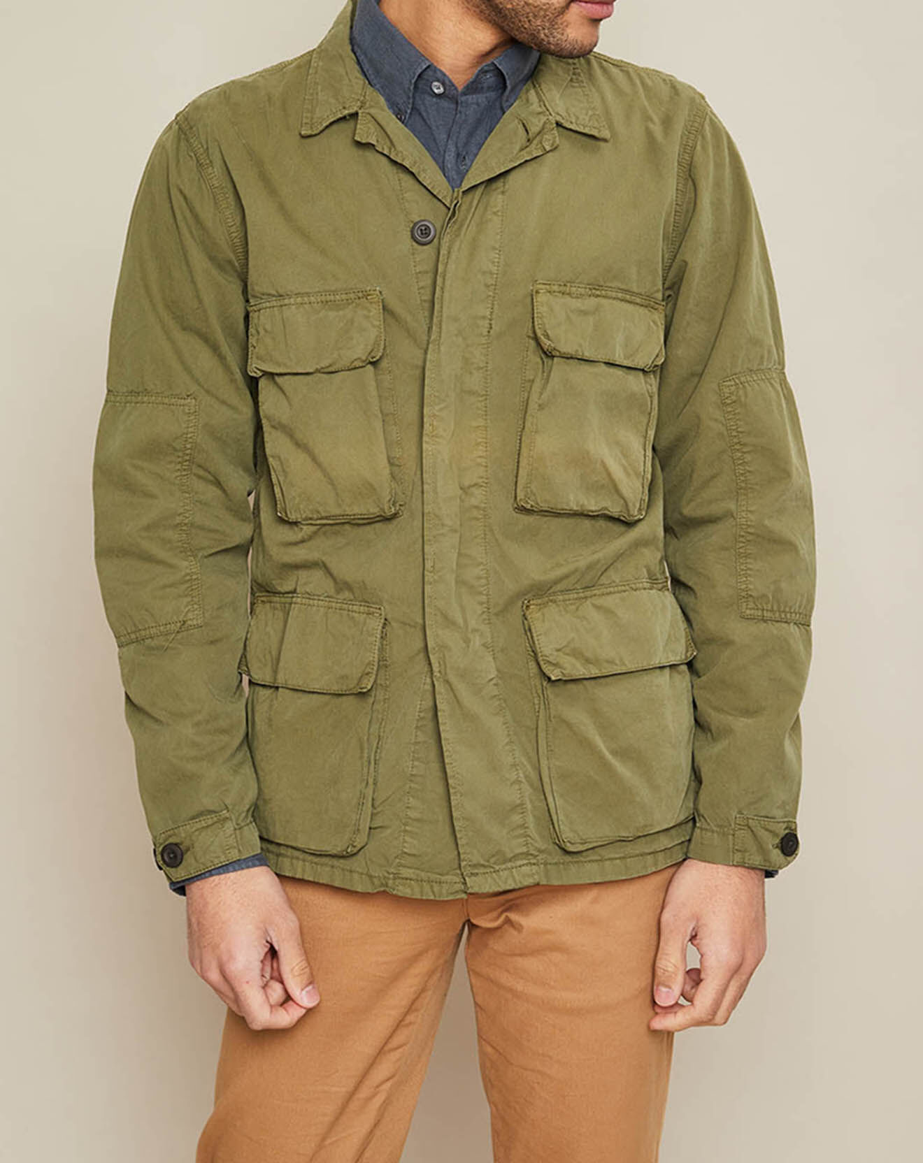 Hartford Veste Jordon saharienne kaki