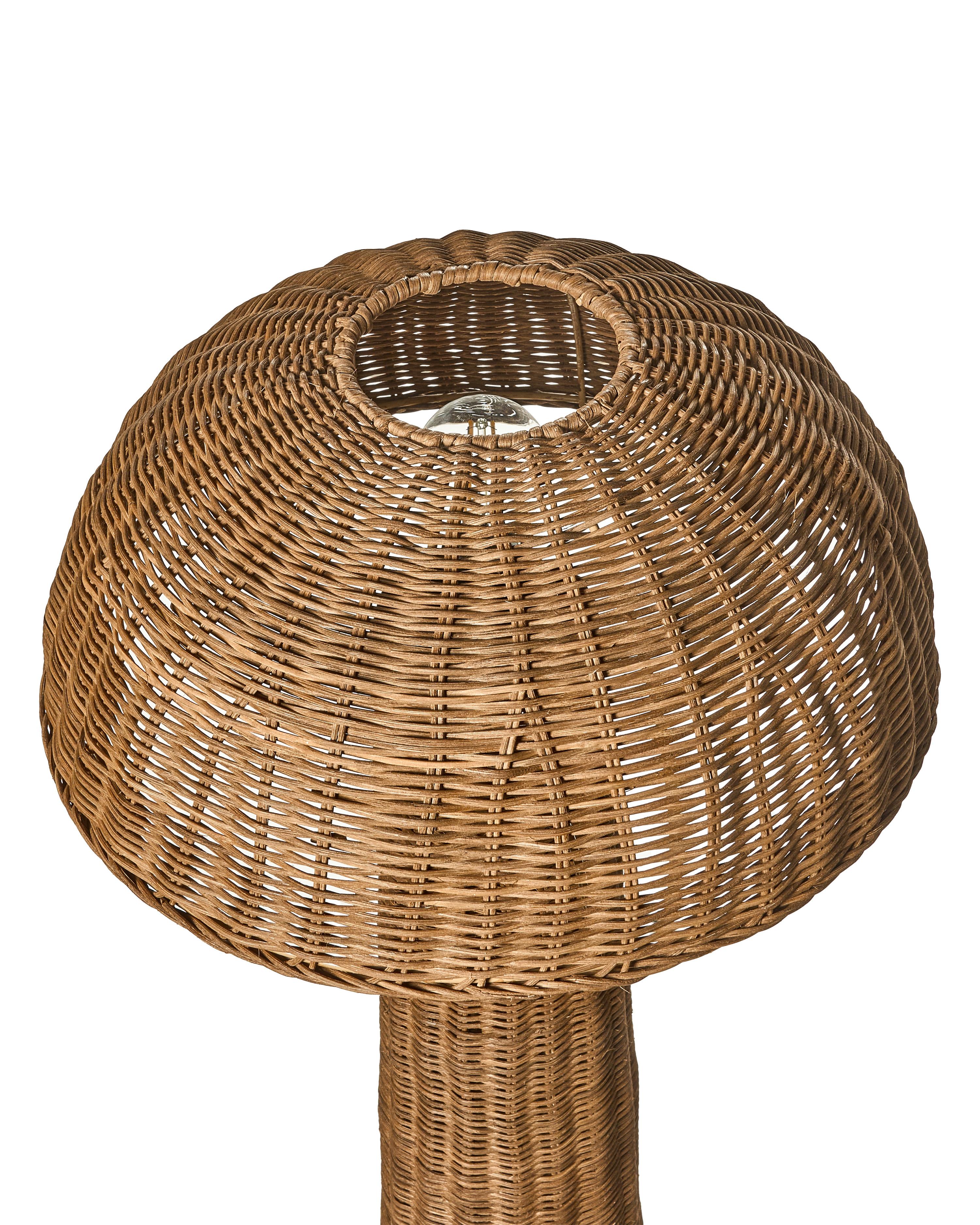 Staande lamp ALERO Rotan Natuurlijk