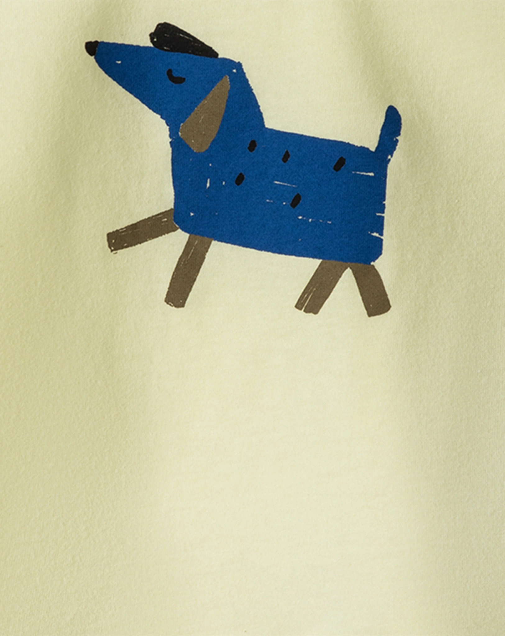 T-Shirt HAPPY DOG in light yellow