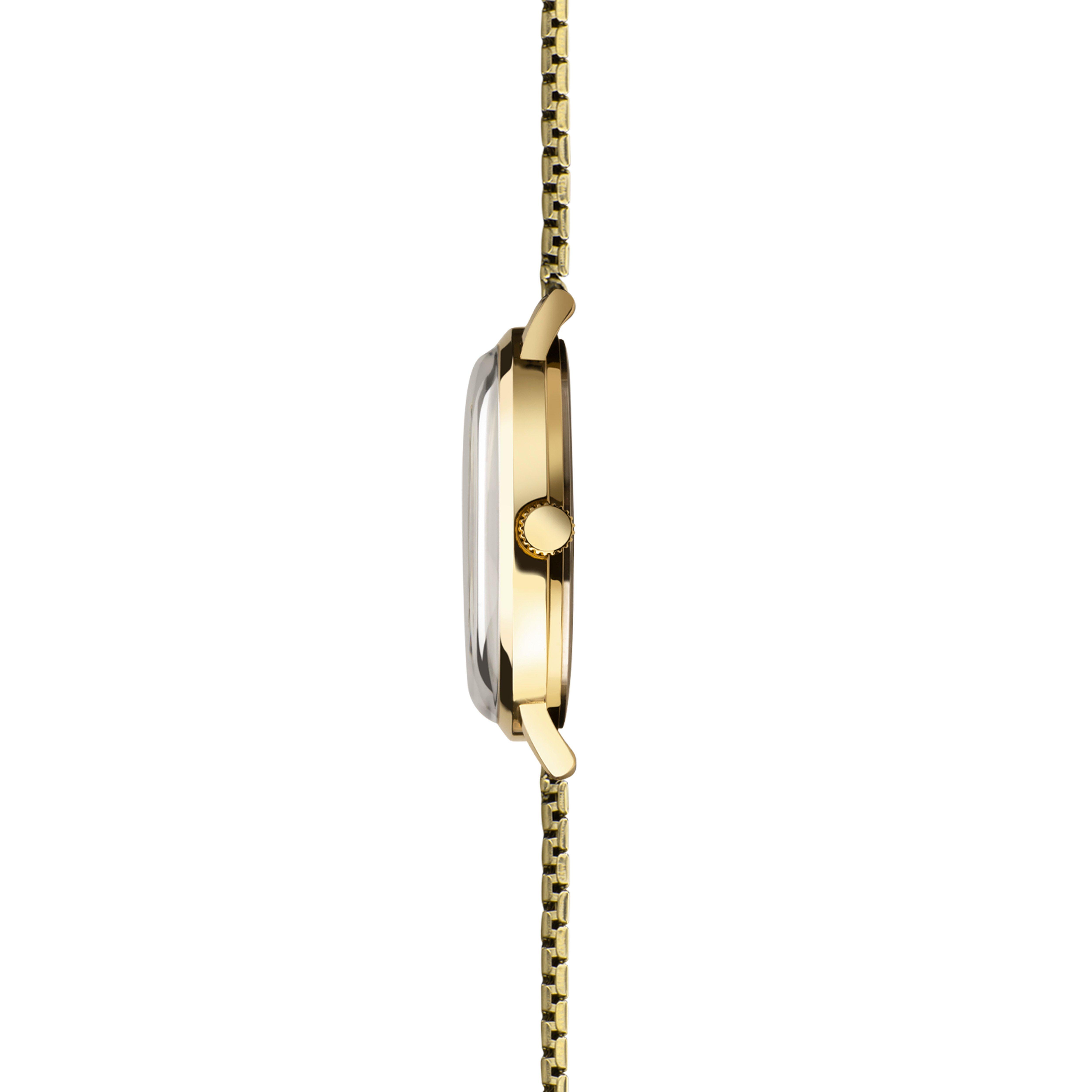 Sekonda 1974 38mm Gold Watch Round Case Cream Dial