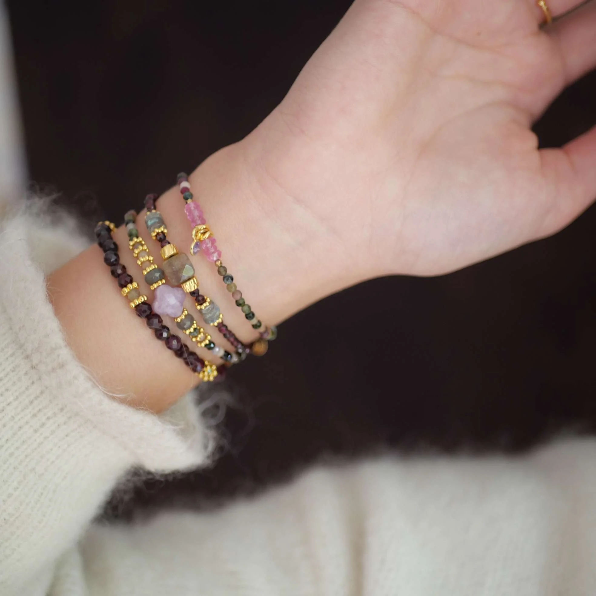 KARISHMA - Bracelet tourmaline | Multicolore