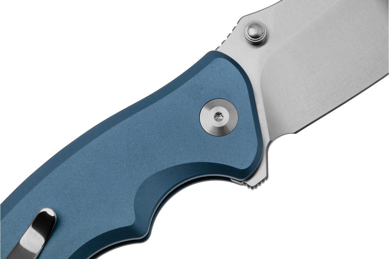 SENCUT Cybrix S23098A-4 Satin 9Cr18MoV, Blue Aluminium zakmes