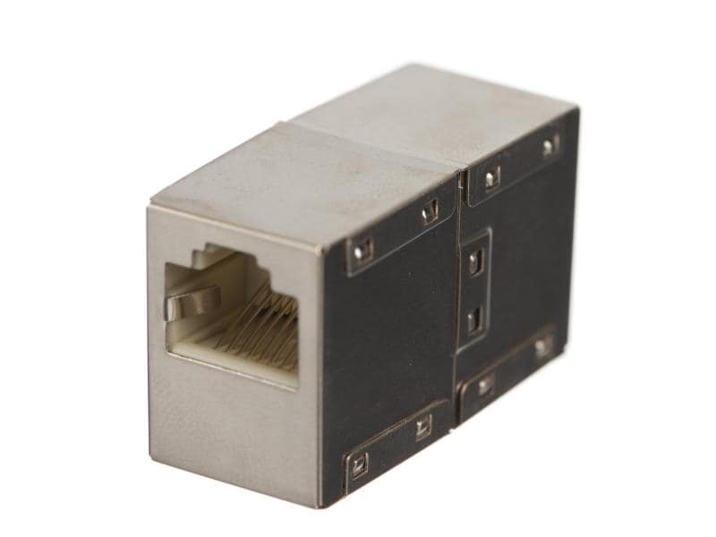 Wirewin Kupplung RJ45 Cat.6 geschirmt, 1 Stück Zur Verlängerung von RJ-45 Kabeln