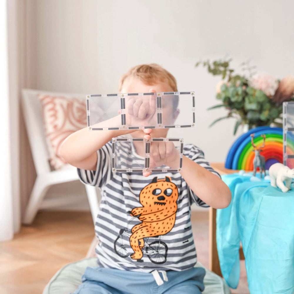 Køb Connetix Clear Rectangle Pak 12 Styks