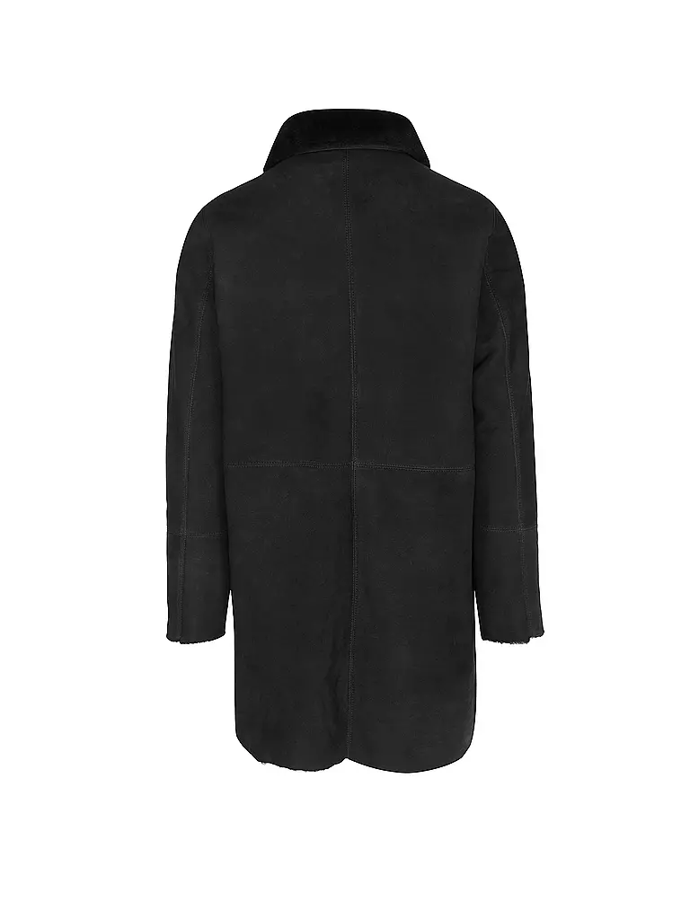 GIORGIO BRATO Lederjacke grau