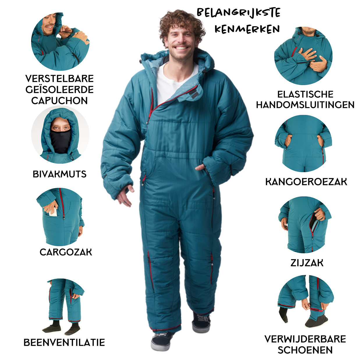 Selk’bag Original Groene Slaapzak - M