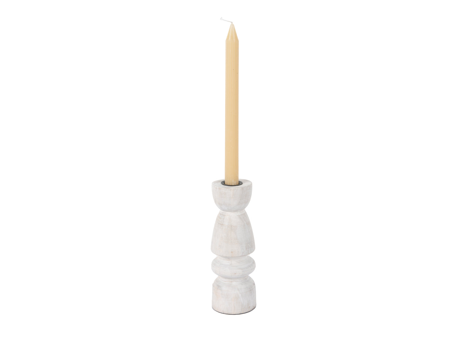 Present Time - Kandelaar Modelar Small - White wash