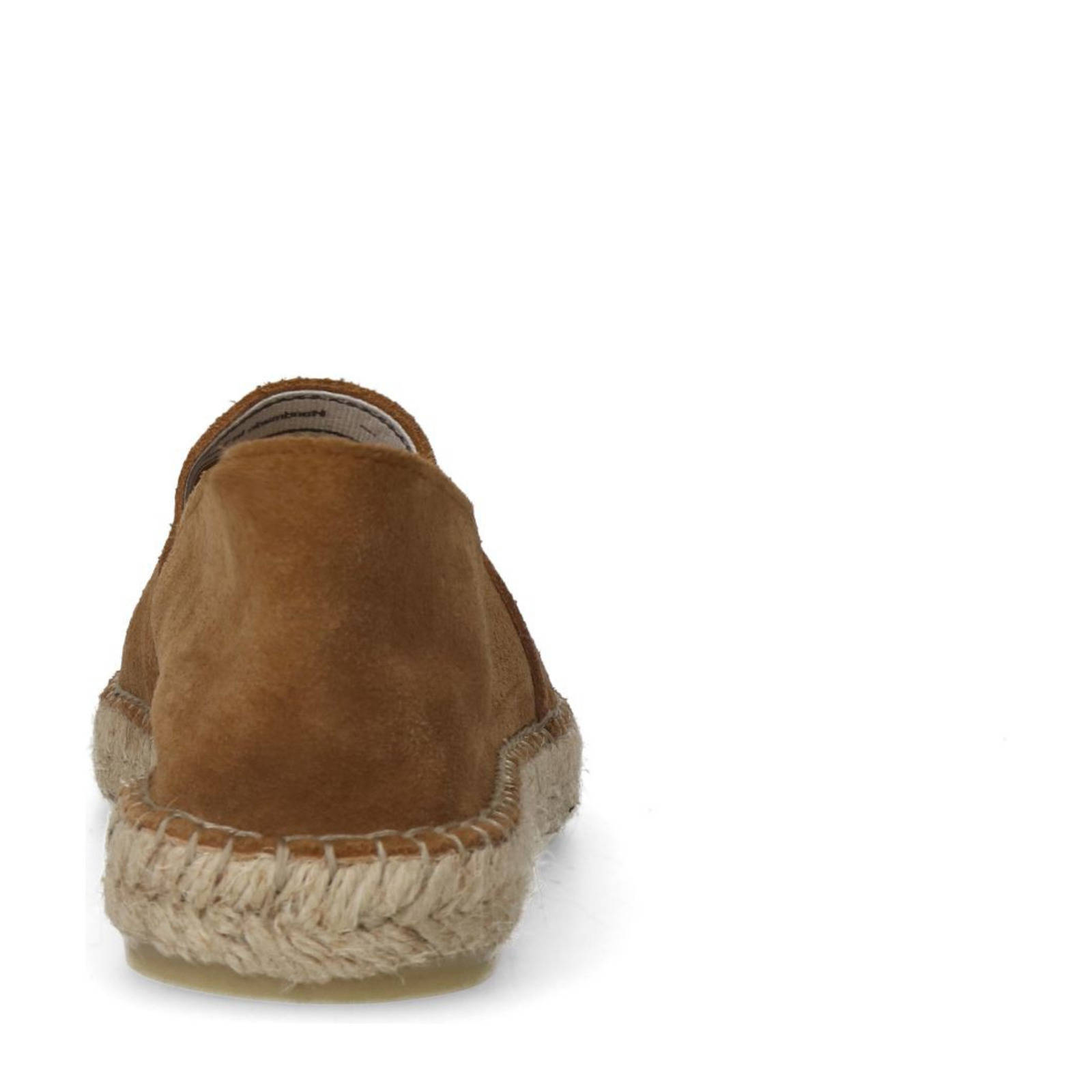 Manfield suède espadrilles cognac