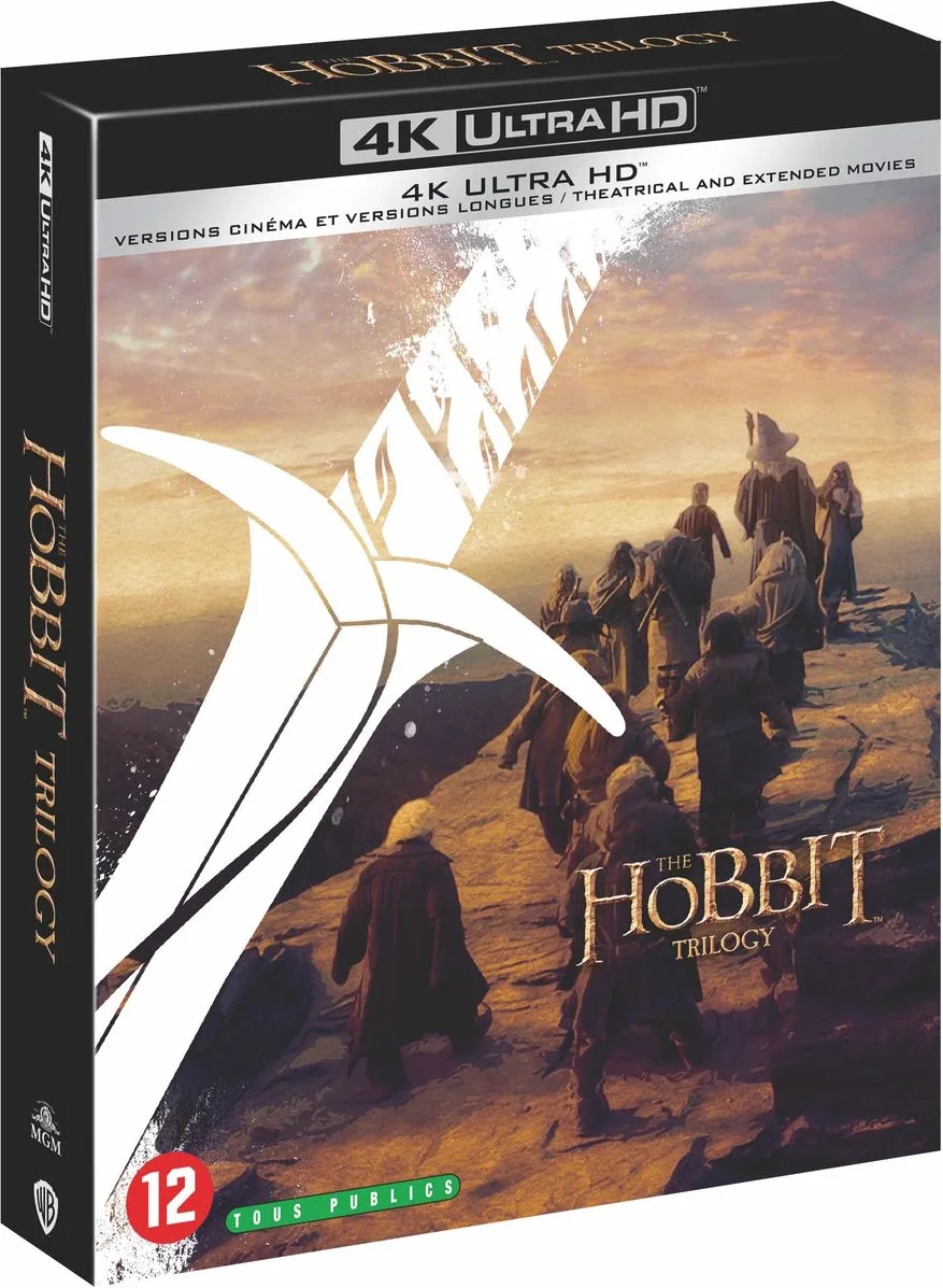 Coffret Le Hobbit - La Trilogie (Blu-ray UHD 4K) Disques Blu-ray films