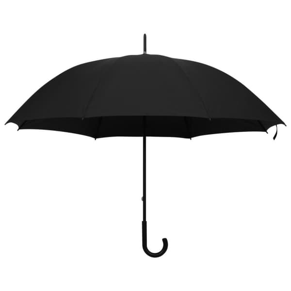 vidaXL Paraply svart 130 cm