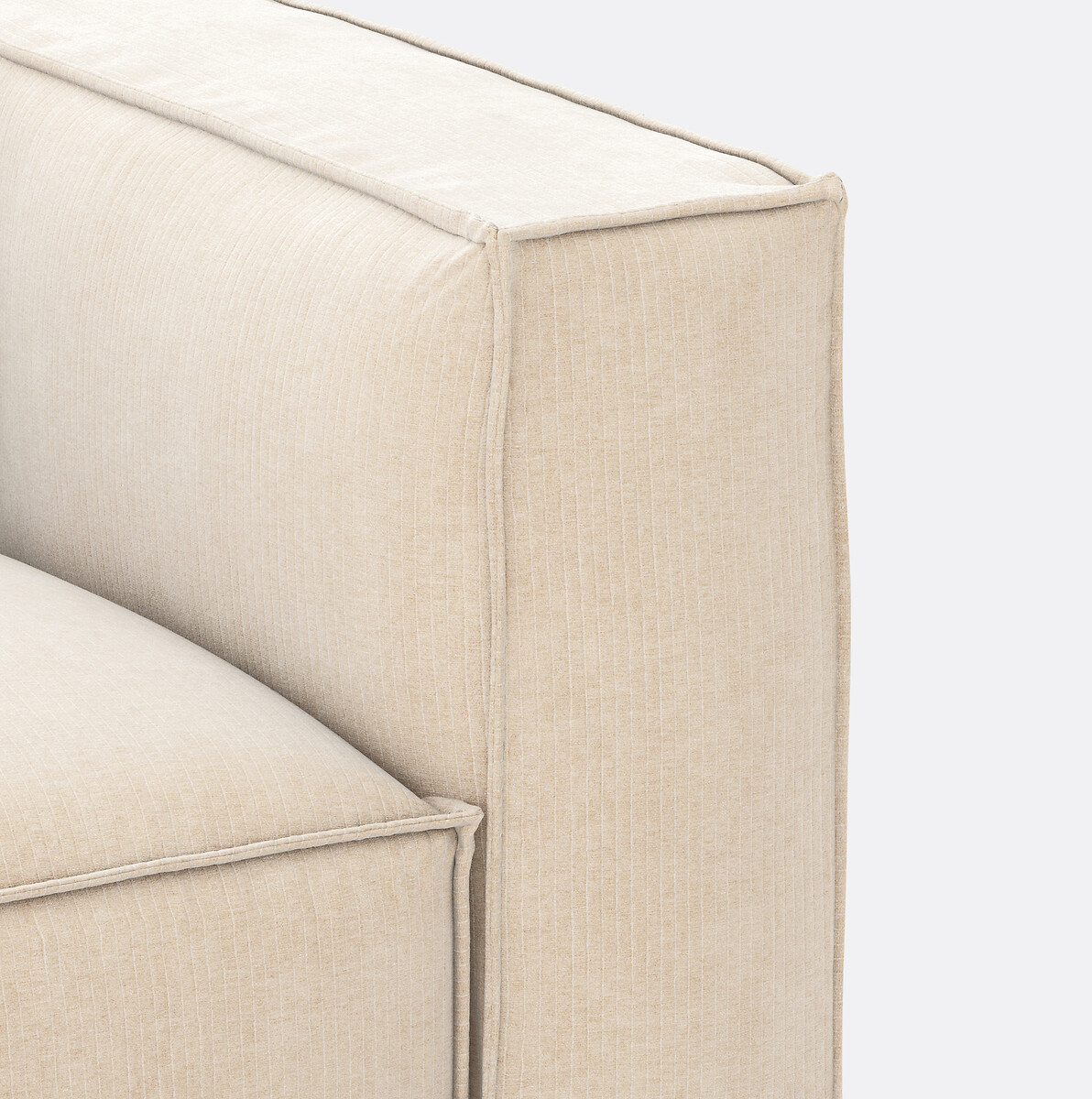 LA REDOUTE INTERIORS<br>Banco modular, 3 zit, roda canelada vintage Seven