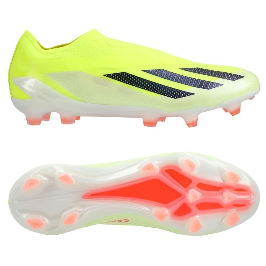 adidas X Crazyfast Elite Laceless FG Solar Energy - Jaune/Noir/Blanc