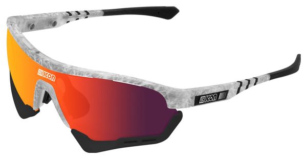 Scicon Sports Aerotech SCN PP Lunettes De Soleil De Performance Sportive (Scnpp Multimorror Rouge/Matt Gelé)