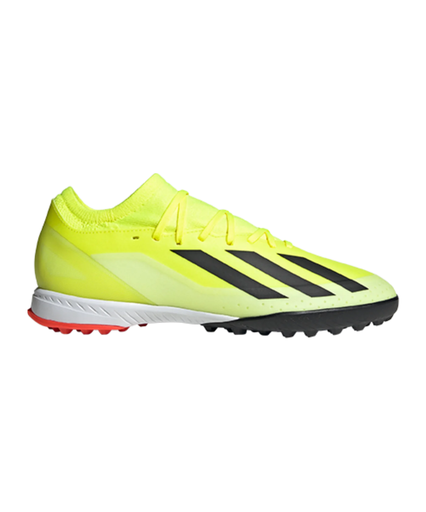 adidas X Crazyfast League TF Solar Energy Gelb Schwarz Weiss