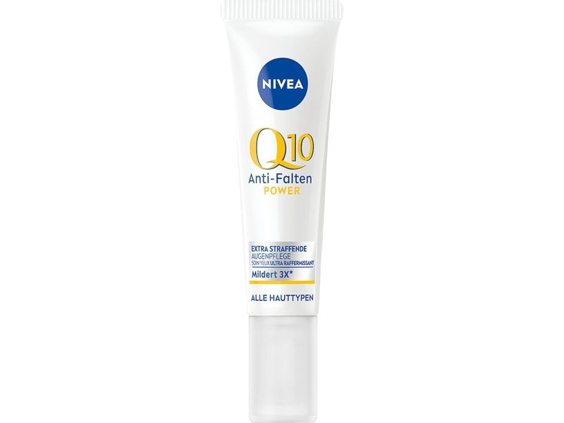 NIVEA Augencreme Q10 Power Anti-Falten 15 ml Leichte Augenpflege mit 100% hautidentischem Q10 und Kreatin