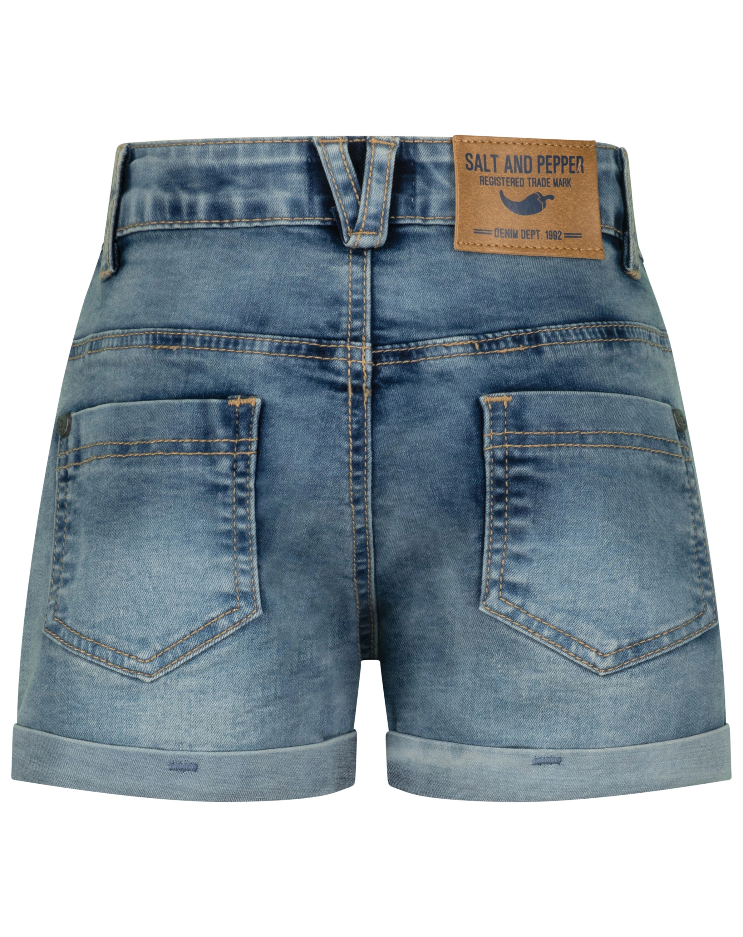 Jeans-Shorts GIRLY HEART in mid blue