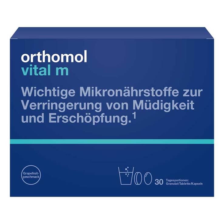 Orthomol Vital M Grapefruit Granulat / Kapseln, 30 St