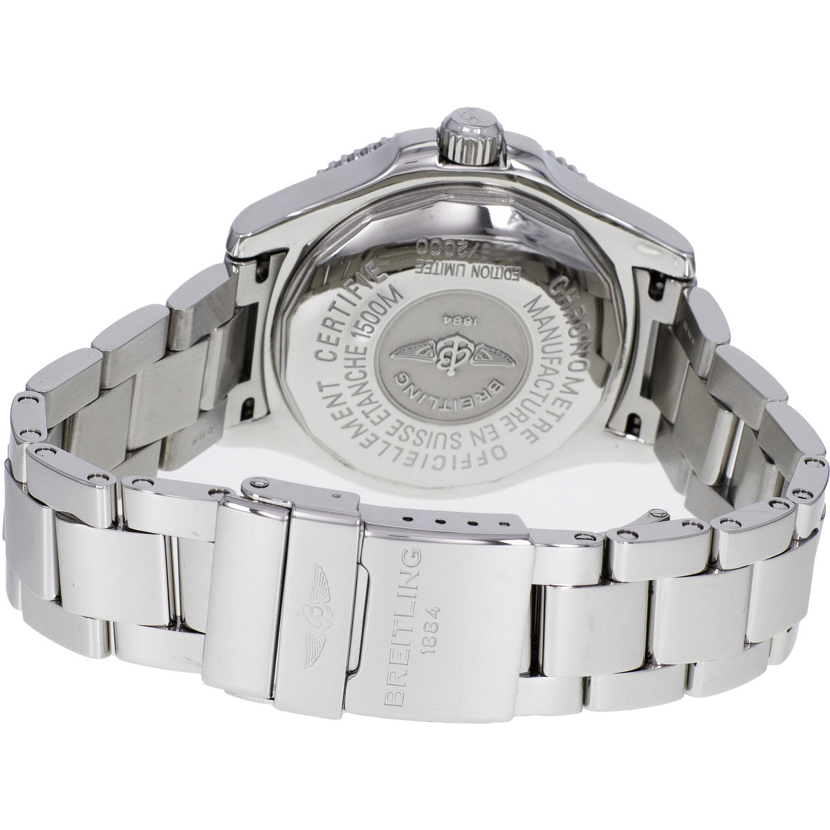 Montre d'occasion BREITLING superocean acier homme automatique