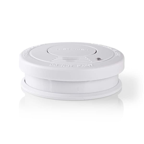 Nedis Røykvarsler | Batteri drevet | batteritid opp til: 1 år | EN 14604 | Med pause knapp | Med test knapp | 85 dB | ABS | Hvit