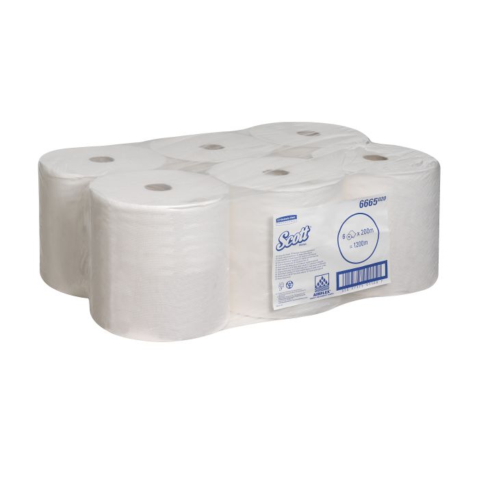 Scott 6665 6st Performance handdoekrollen 1Laags Airflex controlomatic (6665)
