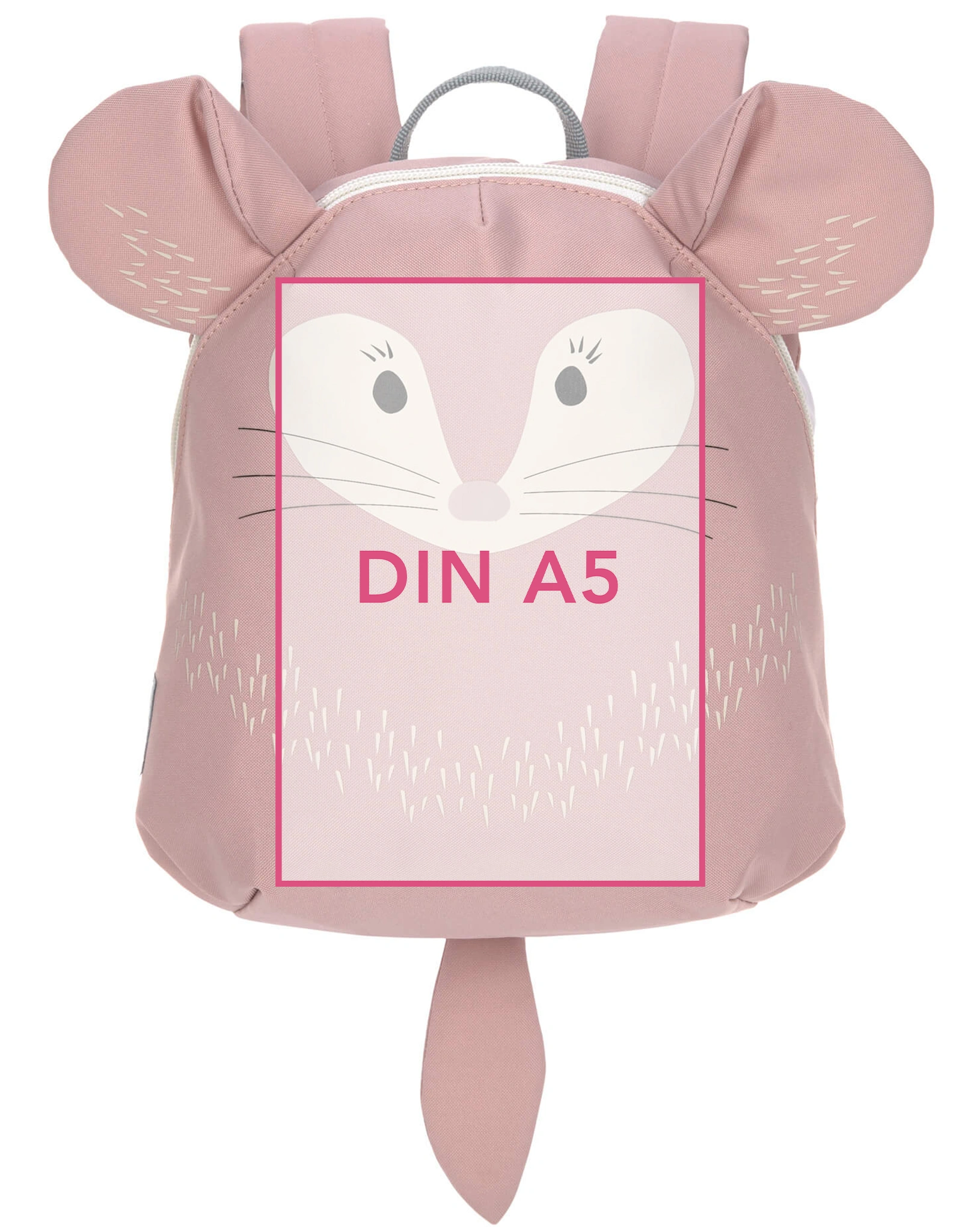 Kinderrucksack TINY ABOUT FRIENDS – CHINCHILLA (20x24x9) in rosa