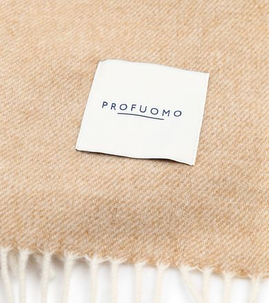 Profuomo Sjaal Lamswol Camel PPTS30001F-G kopen