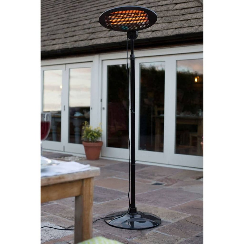 Chauffage de plancher electra 2000 w quartz noir smq2000a