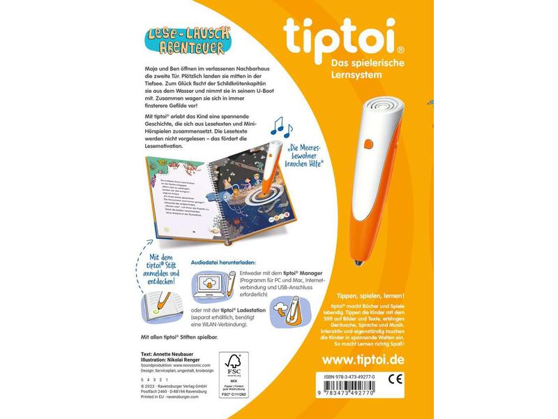 tiptoi Lernbuch Lese-Lausch-Abenteuer Tiefsee Lesetexte und Hörspiele