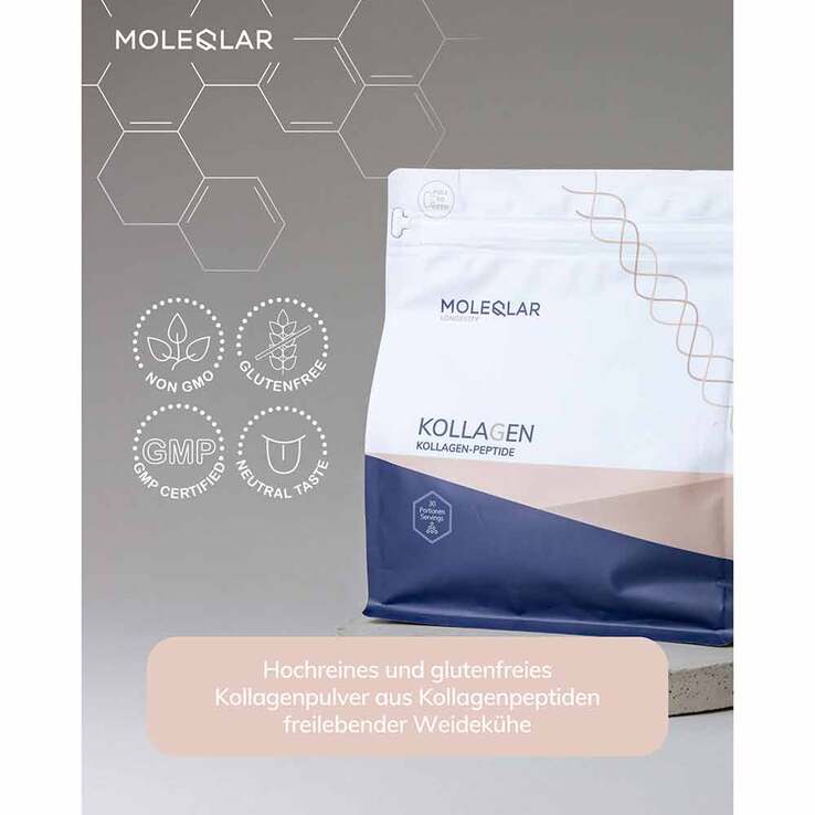 Moleqlar Kollagen-Peptide Pulver, 450 g