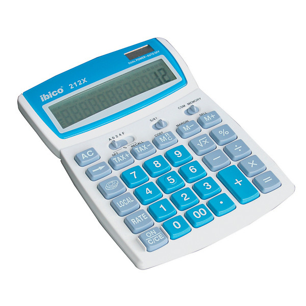 Calculatrice de bureau 12 chiffres Ibico 212 X