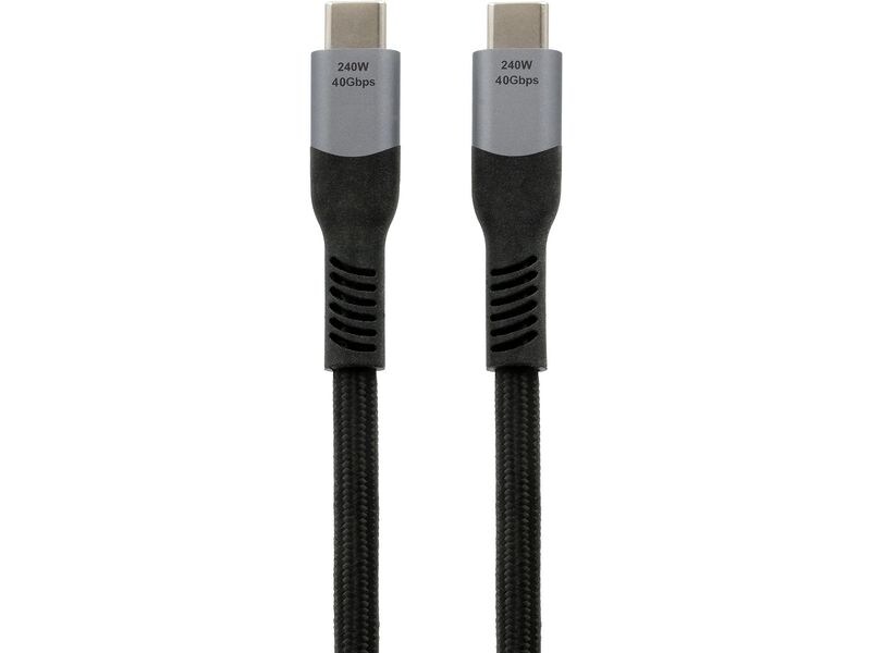 Exsys USB-Ladekabel EX-K1598 USB4 USB C - USB C 2 m Daten- und Ladekabel
