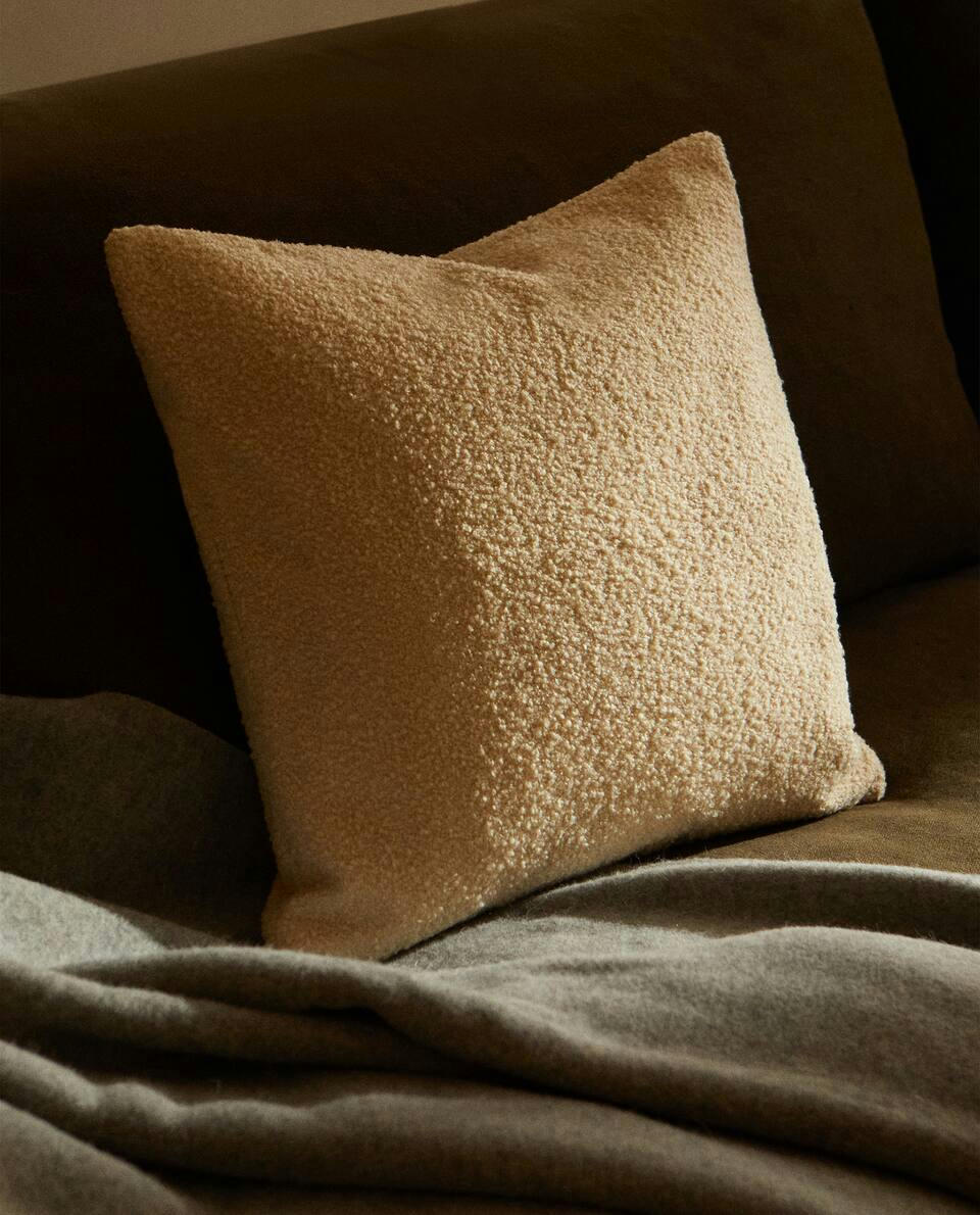 CAPA DE ALMOFADA BOUCLÉ