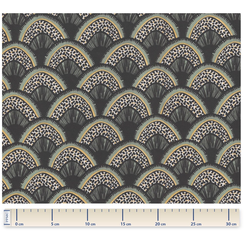 Tissu Coton Au Mètre Forêt De Plumes