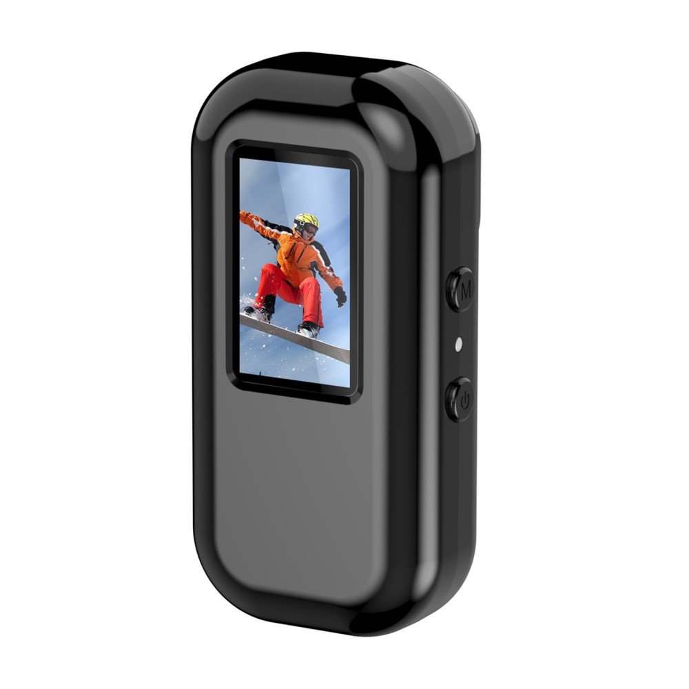 Mini Sport-Kamera Full HD 1080p mit Akku (500mAh)   Micro SD Kartenslot (5.5 x 3cm) - Schwarz