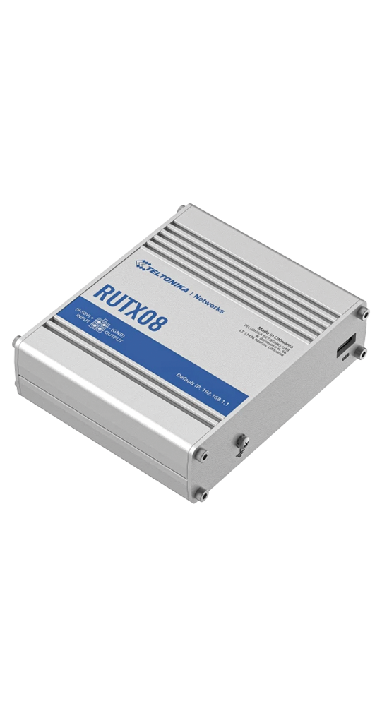 Teltonika DSL/WLAN Module RUTX08 Industrial Ethernet Router Silber