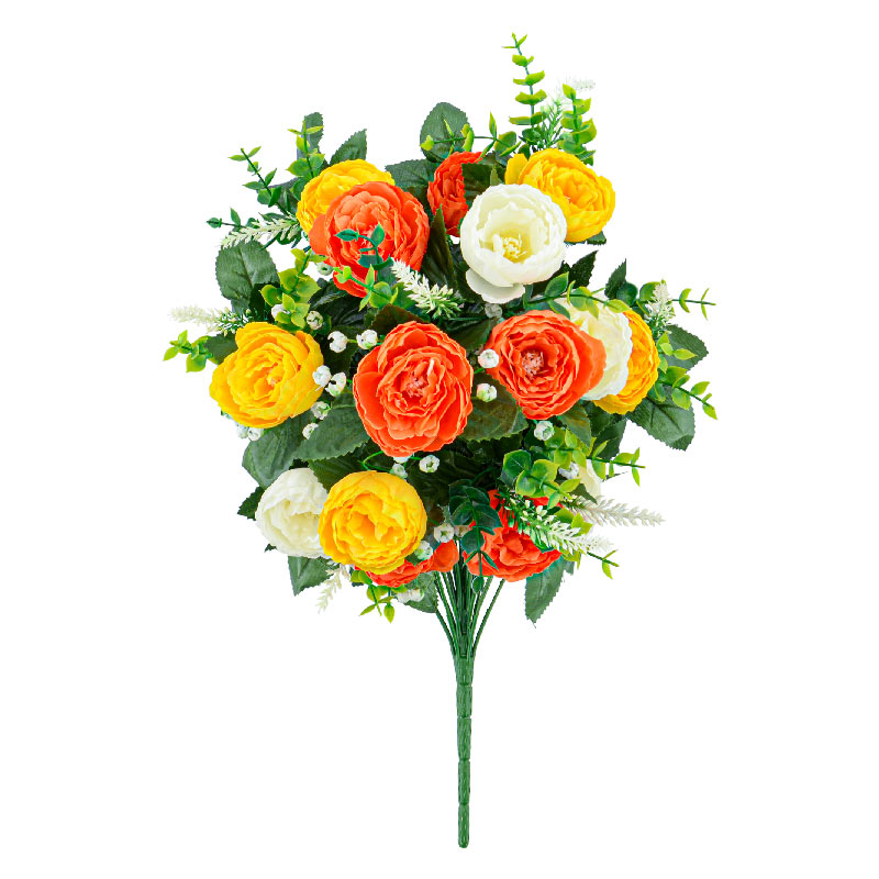 Bouquet artificiel de renoncules