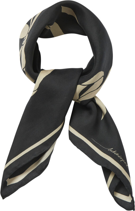 Becksöndergaard Bow Twill Sia Scarf Black