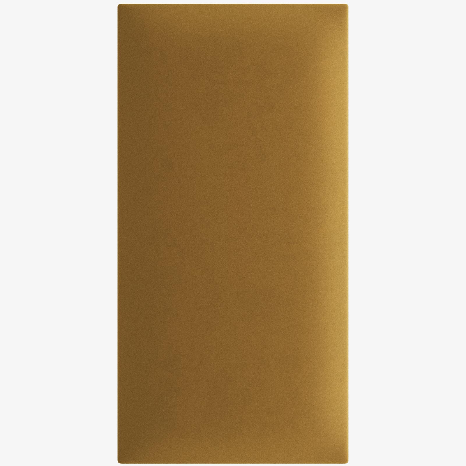 Wandpolster - mustard - Samt - 30x60 cm