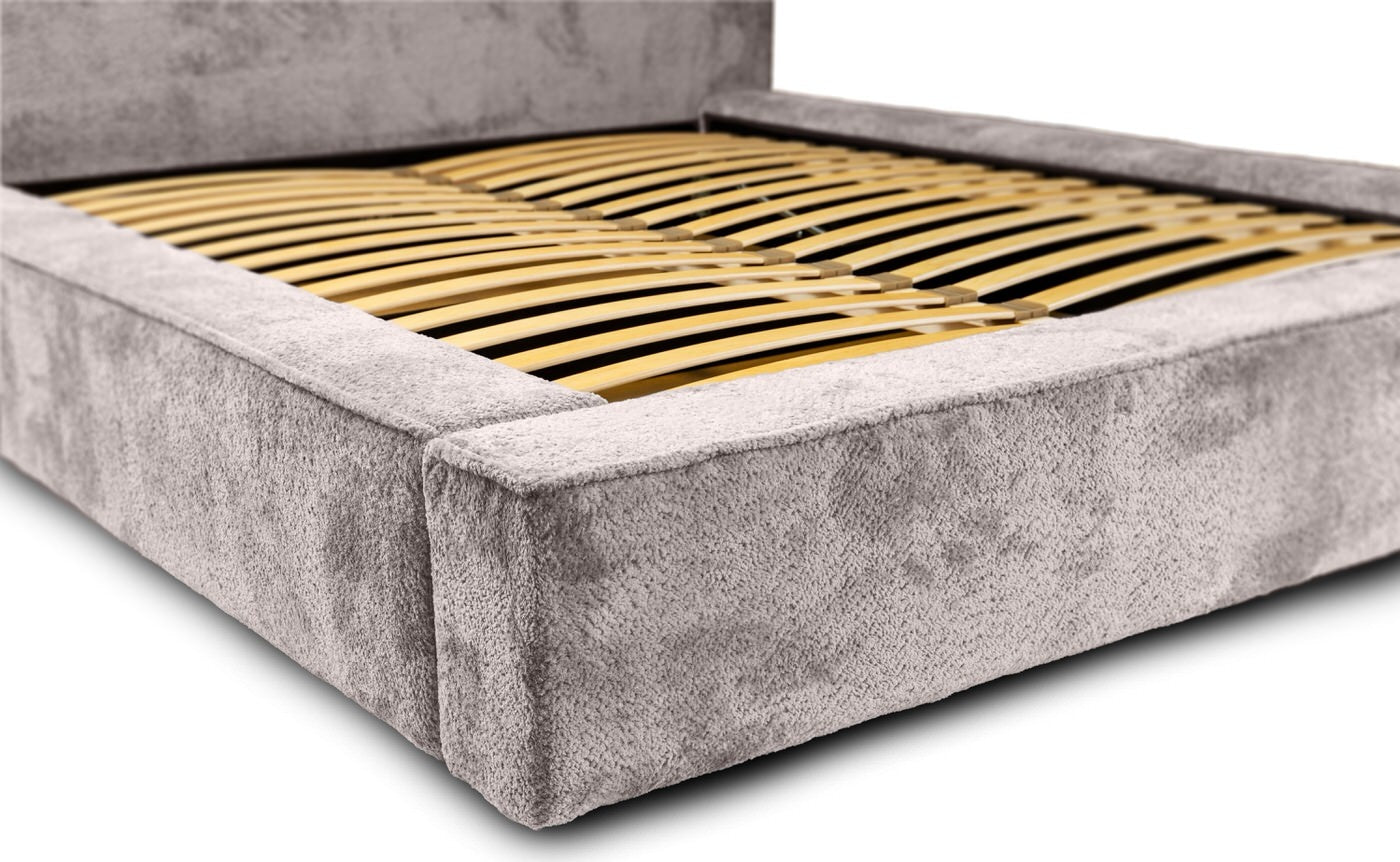 Trae Mobler Fatima 180 x 200 cm Gestoffeerd Bed Taupe