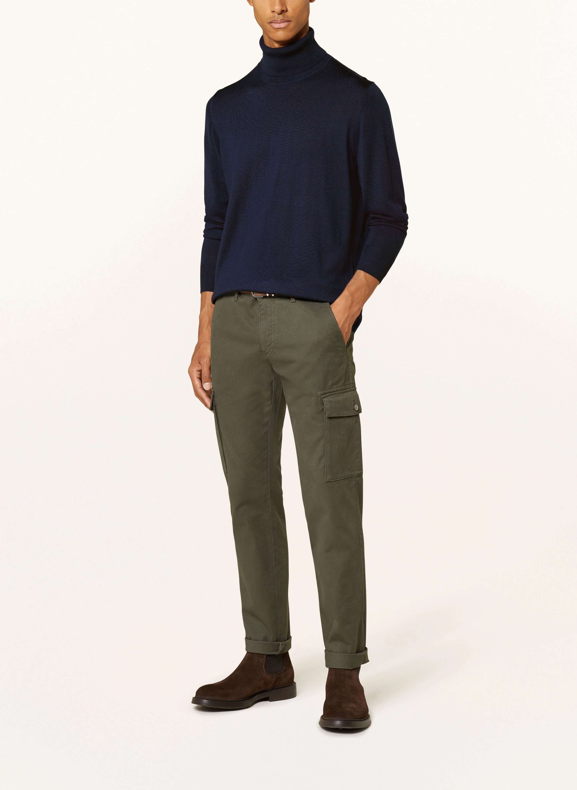 STROKESMAN'S Rollkragenpullover aus Merinowolle
