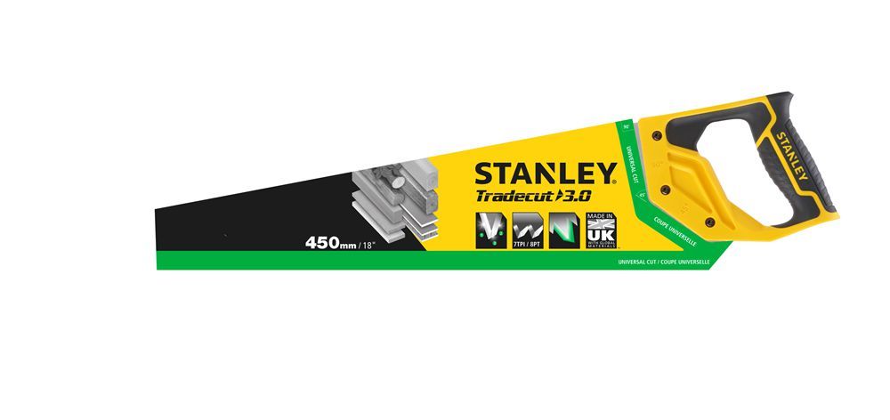 Stanley STHT20354-1 Houtzaag Tradecut Universal 450mm 8 TPI