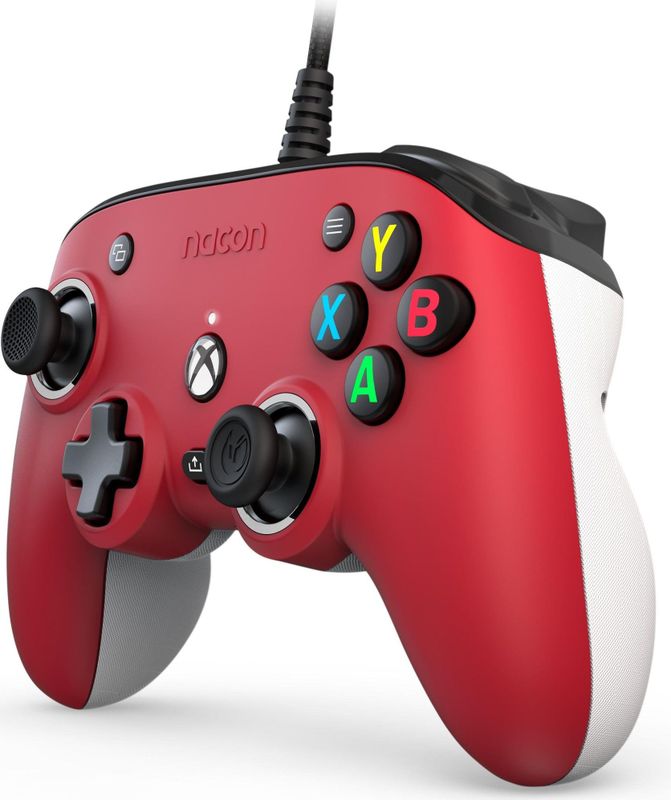 Nacon Pro Compact Official Bedrade Controller - Xbox Series X|S - Rood