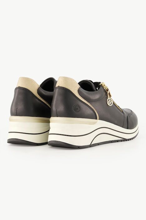 Leder-Sneaker, Remonte Zipper, Weite H