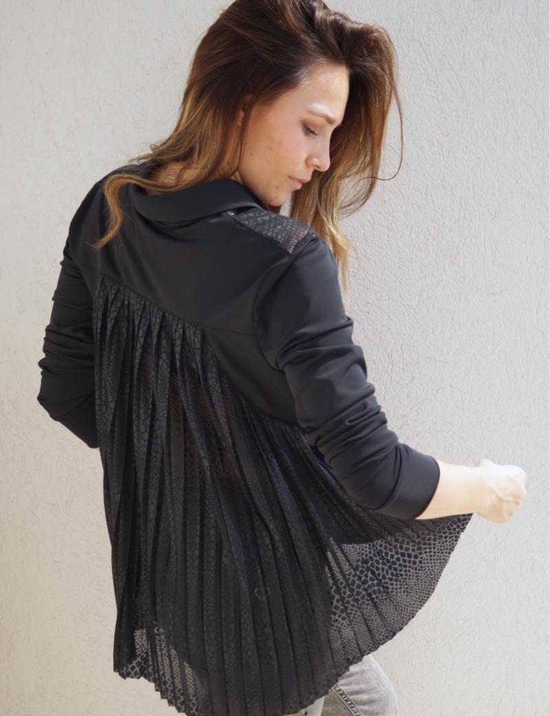 HBT CHEMISE PLISSÉE MÉLINA GLAM ROCK